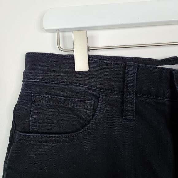 MADEWELL Women's Wide-Leg Crop Jeans in True Black: Drop-Hem Edition Size 27 - Picture 6 of 10